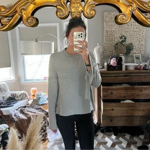turtleneck sweatshirt- bell sleeves- comfy pullover